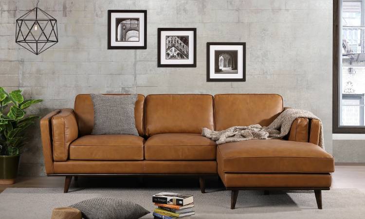 Leather L Shape Sofa