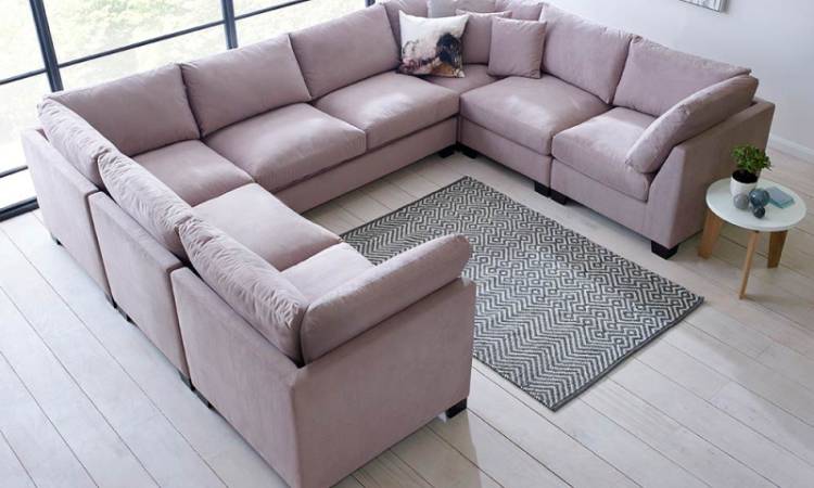 Sectional U Shape Sofa
