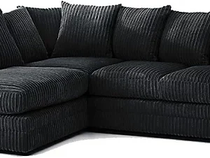 Bliss Furniture Black Jumbo Cord