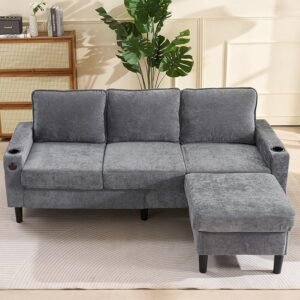 MOBETTRES L-Shaped Couch Sofa
