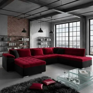 NIKO BIS U shaped fold out corner sofa